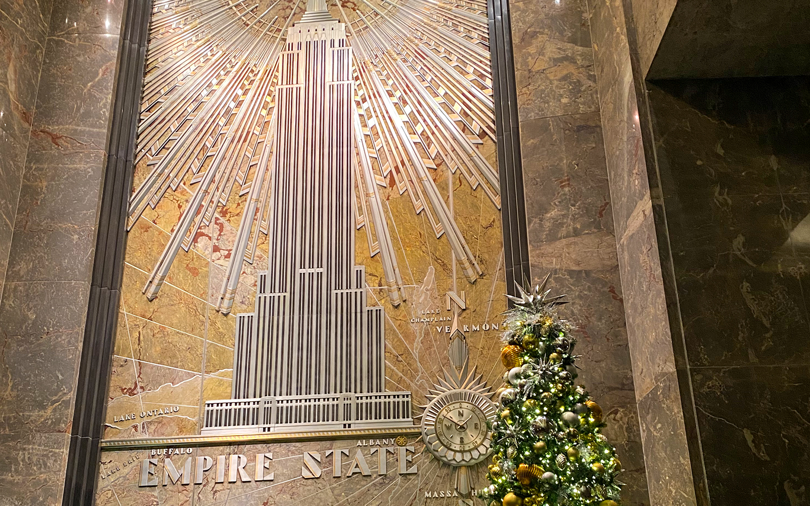 Explore the Empire State Building's Art Deco Lobby